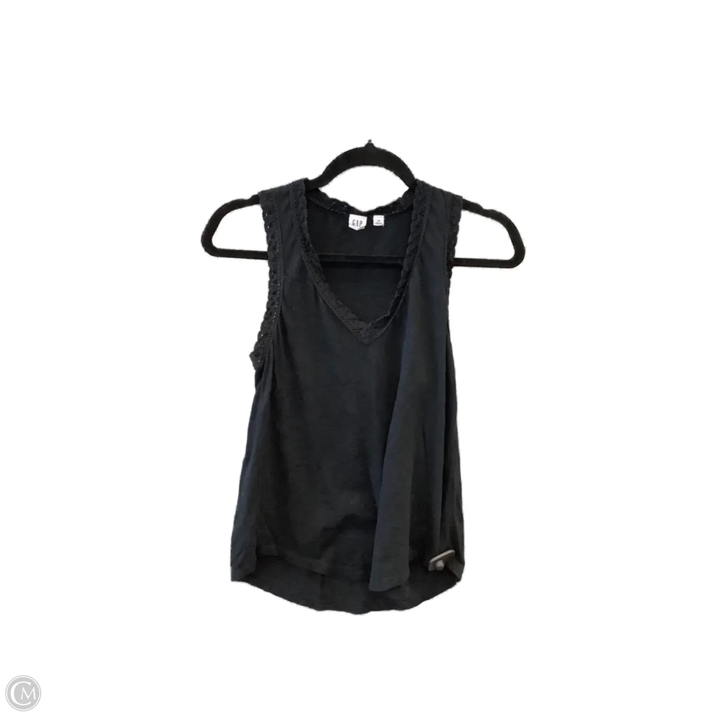 Top Short Sleeve Basic By Gap In Black, Size: Xs