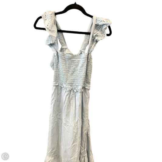 Dress Casual Maxi By Lc Lauren Conrad In Blue & Brown, Size: Xl