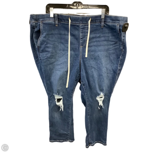 Jeans Skinny By Torrid In Blue Denim, Size: 22