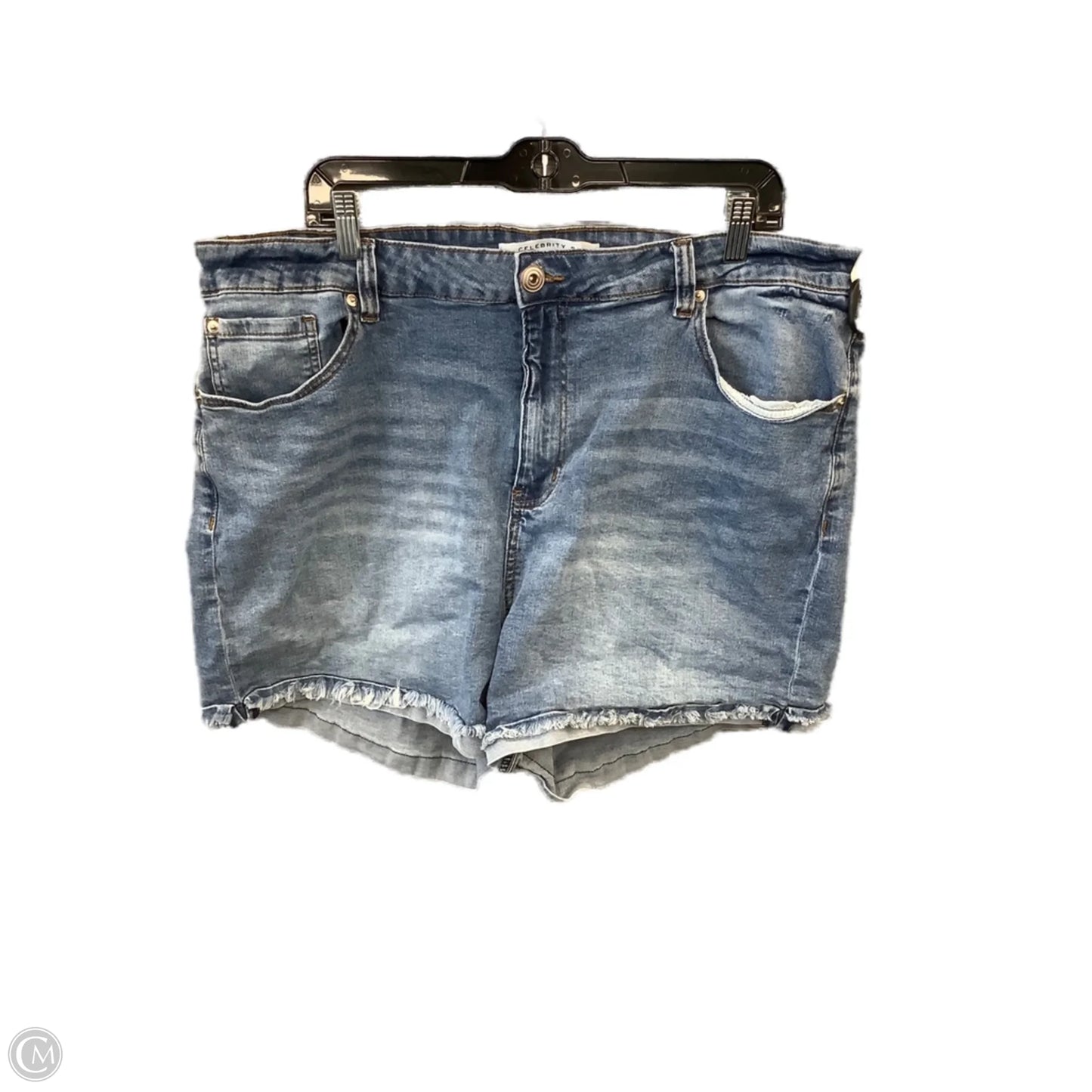 Shorts By Celebrity Pink In Blue Denim, Size: 22