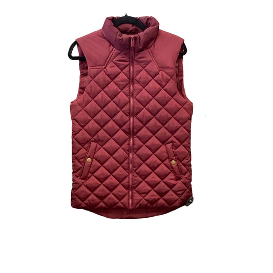 Vest Puffer & Quilted By Clothes Mentor In Red, Size: S