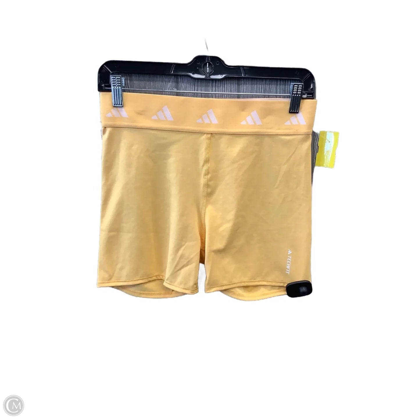 Athletic Shorts By Adidas In Yellow, Size: M