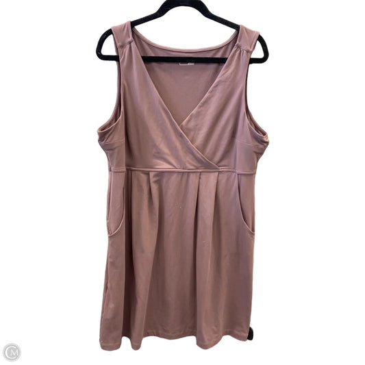 Athletic Dress By Eddie Bauer In Purple, Size: Xl