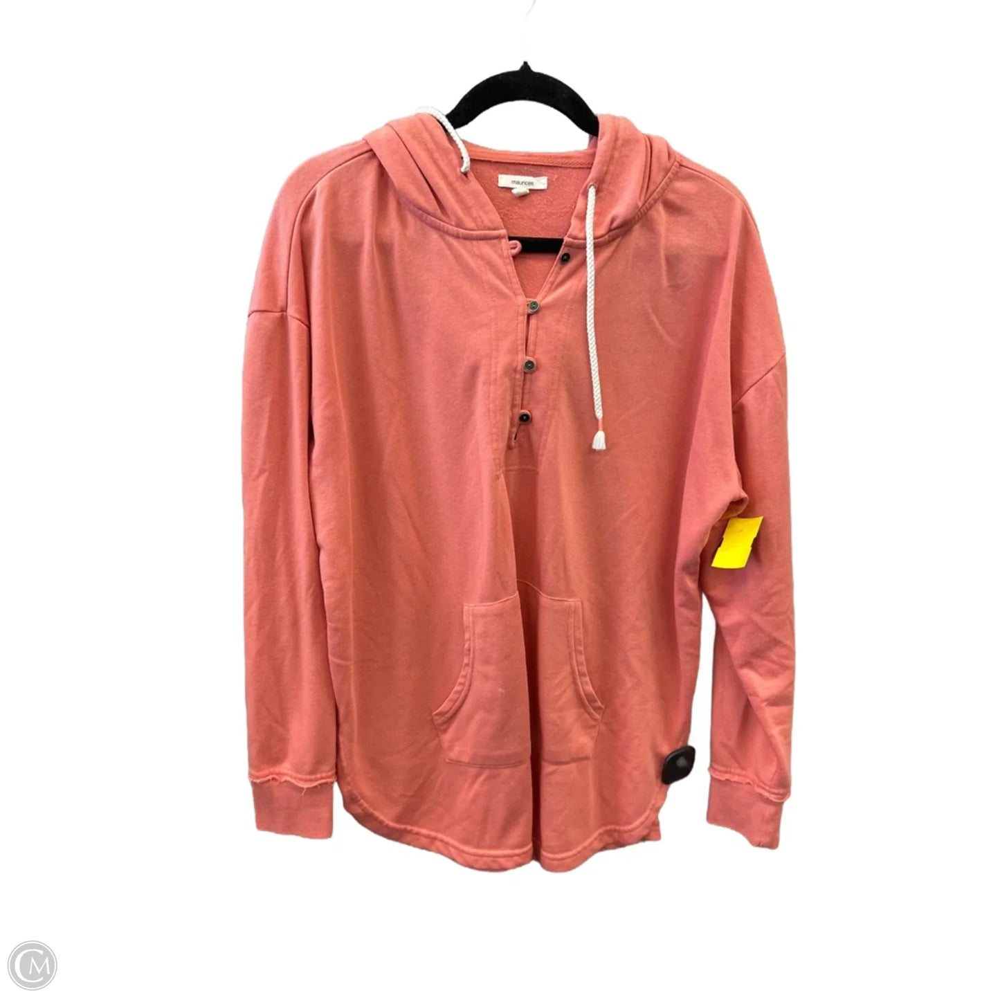 Sweatshirt Hoodie By Maurices In Pink, Size: L