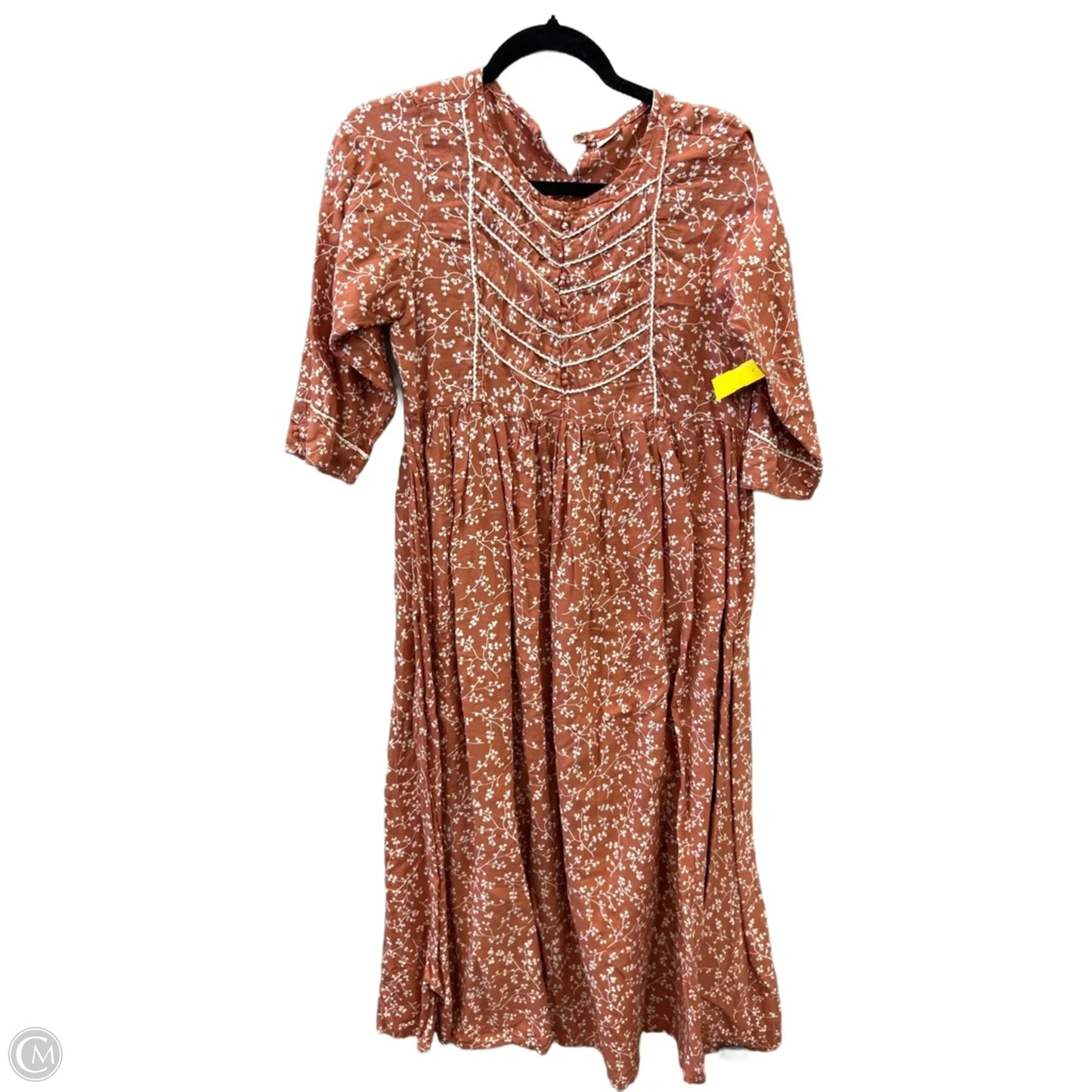 Dress Casual Maxi By Clothes Mentor In Orange, Size: Xl