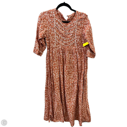 Dress Casual Maxi By Clothes Mentor In Orange, Size: Xl