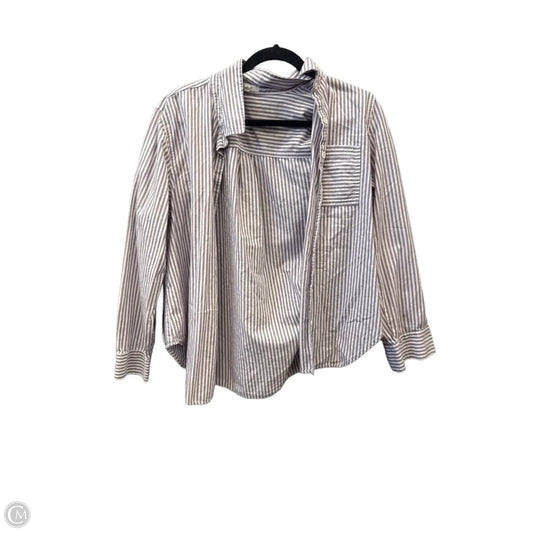 Top Long Sleeve By Maurices In Purple & White, Size: M