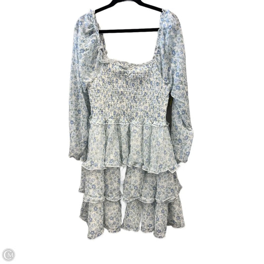 Dress Casual Midi By Ultra Flirt In Floral Print, Size: 2x
