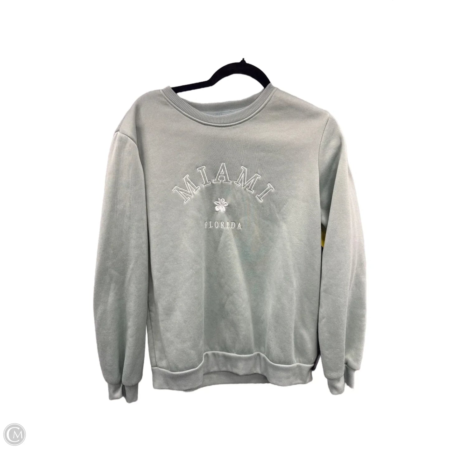 Top Long Sleeve By Shein In Green, Size: L