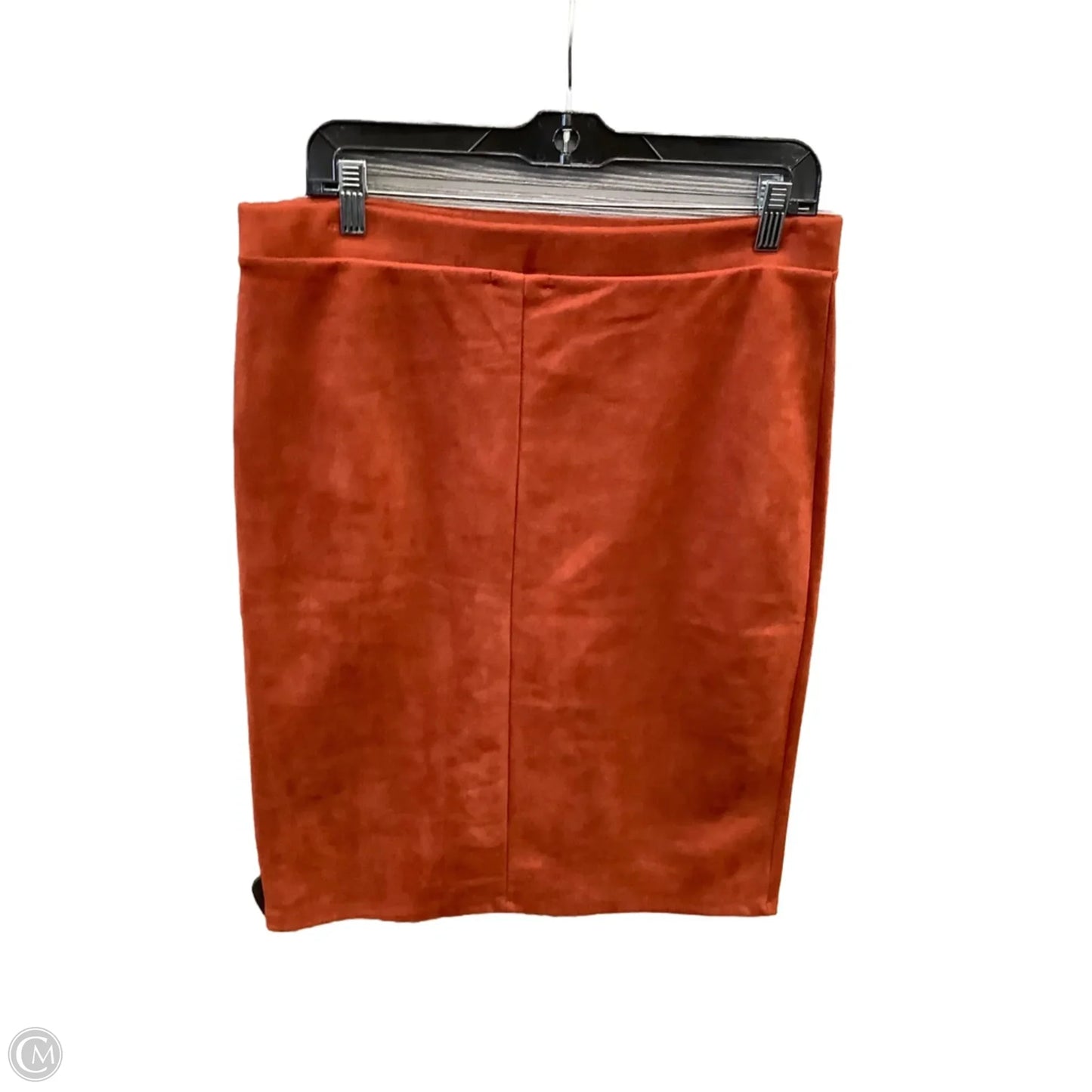 Skirt Midi By Olivia Blu In Orange, Size: 12