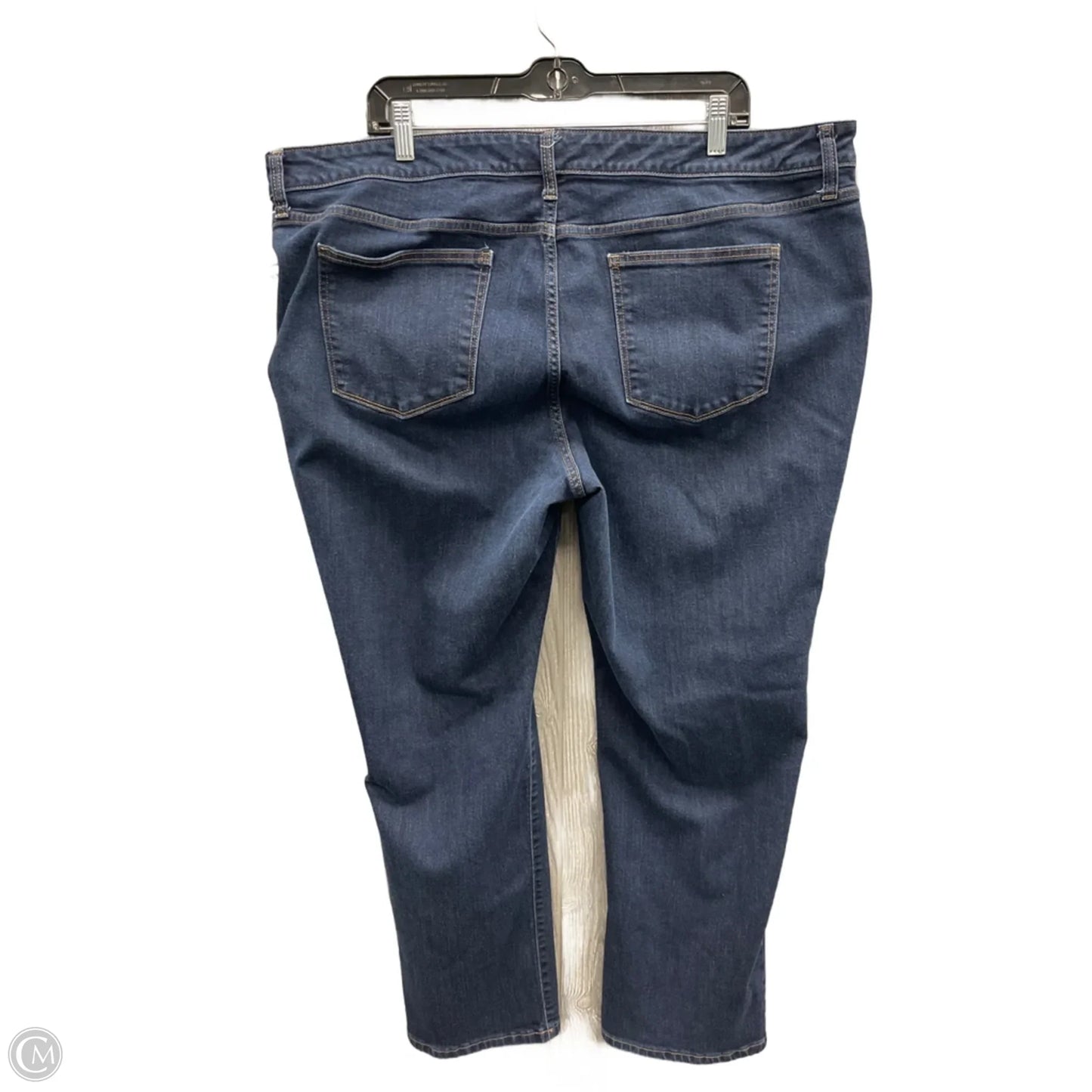 Jeans Straight By St Johns Bay In Blue Denim, Size: 22