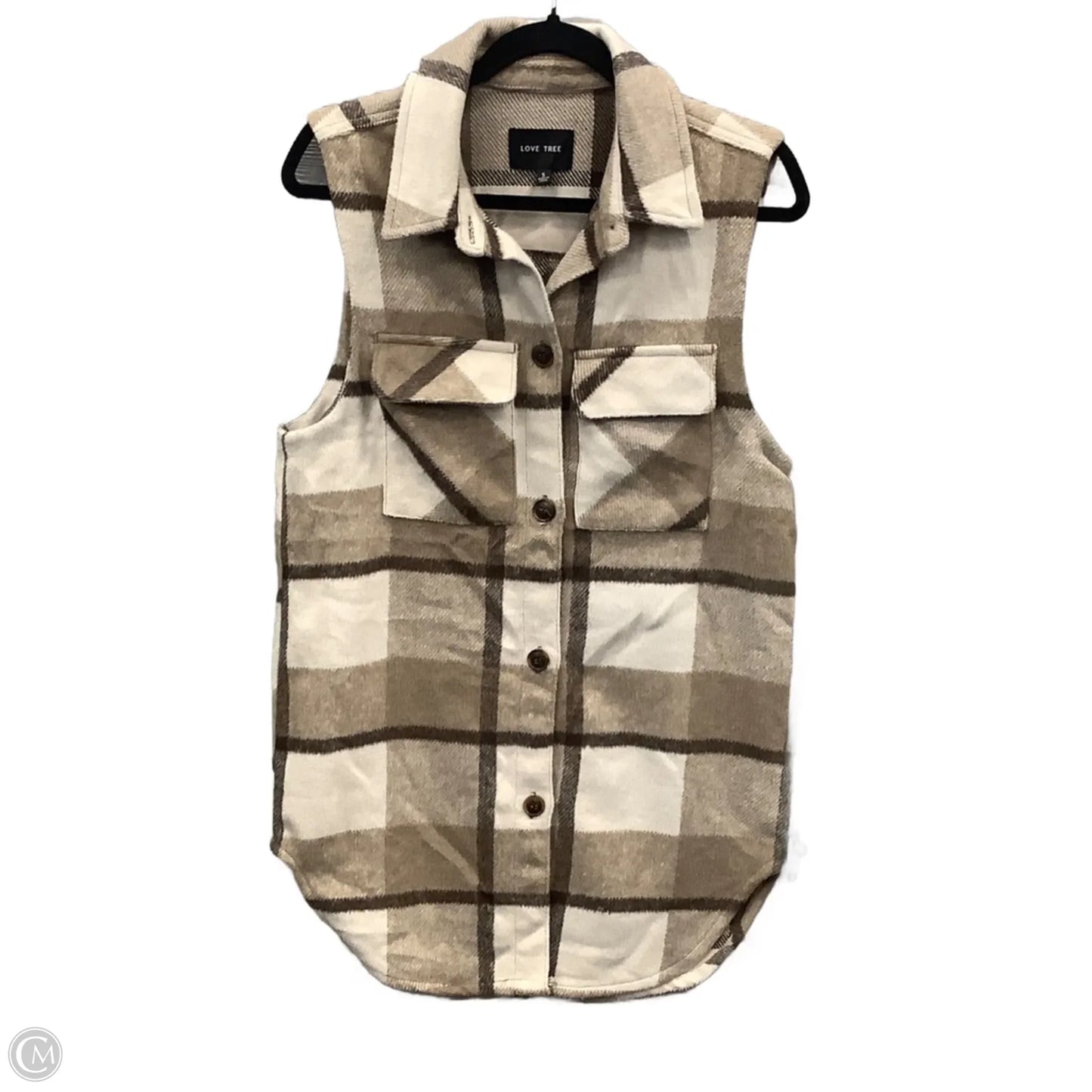 Vest Other By Love Tree In Plaid Pattern, Size: S