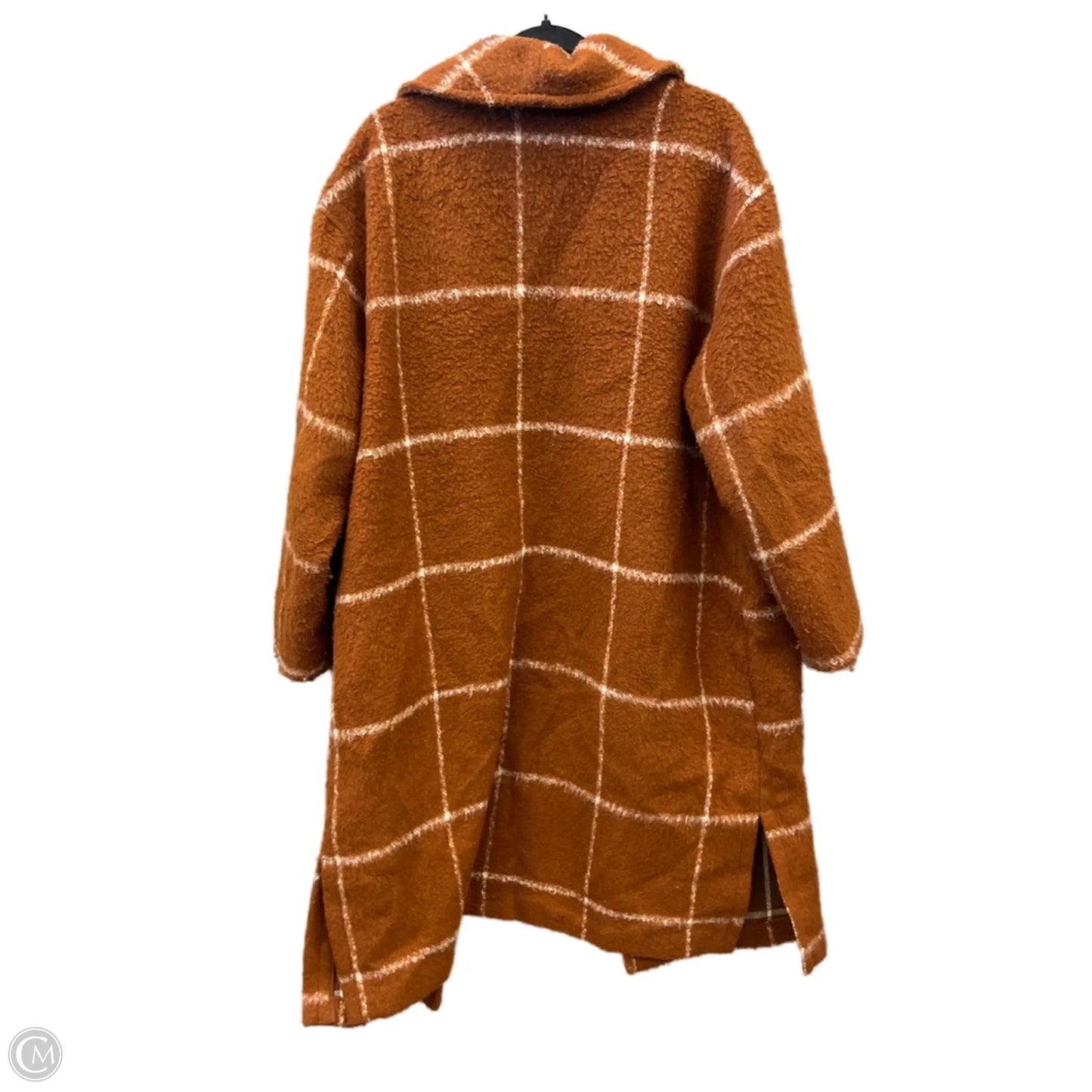 Coat Trench Coat By Old Navy In Orange, Size: 2x