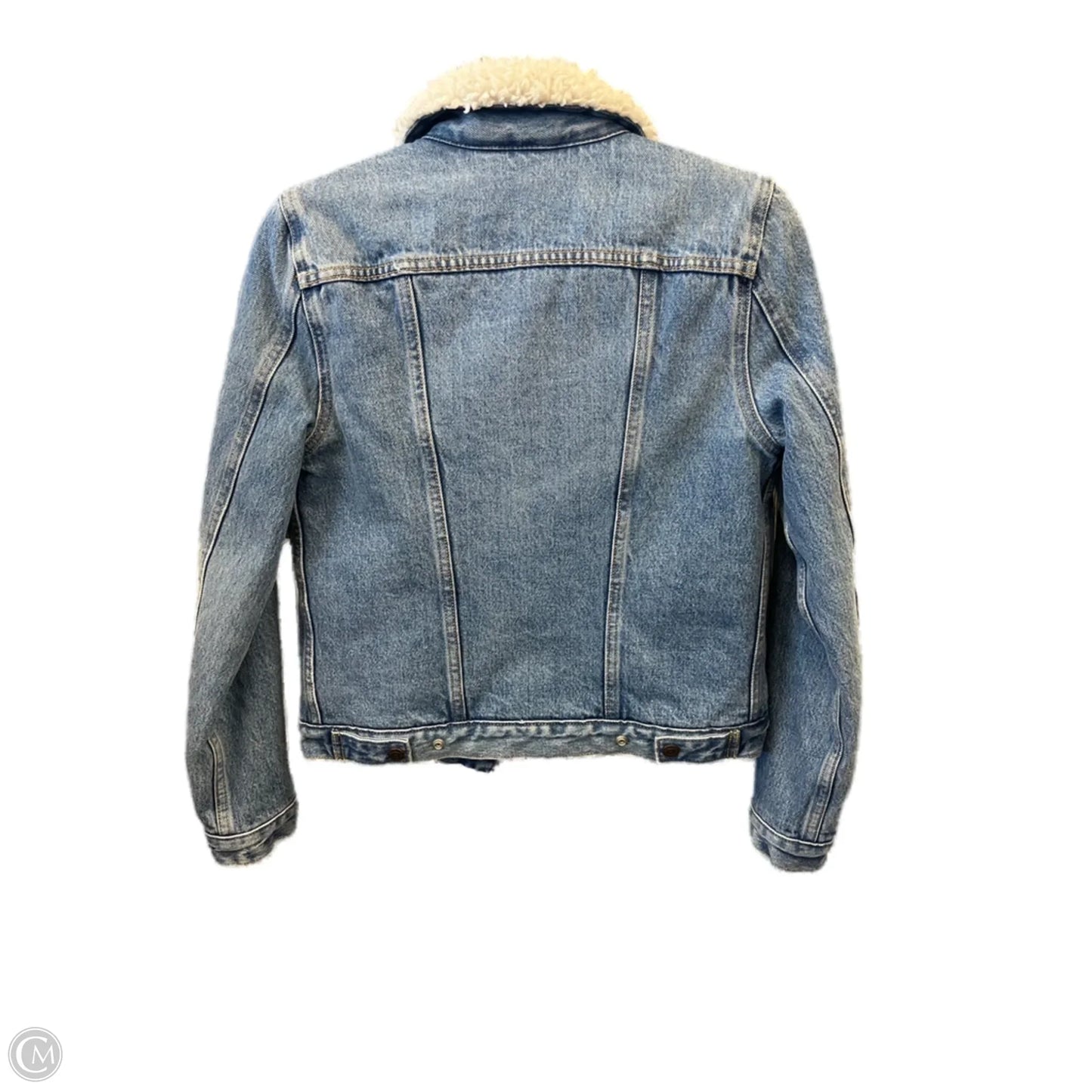 Jacket Denim By Levis In Blue Denim, Size: Xs
