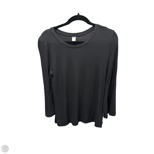 Top Long Sleeve By Old Navy In Black, Size: M