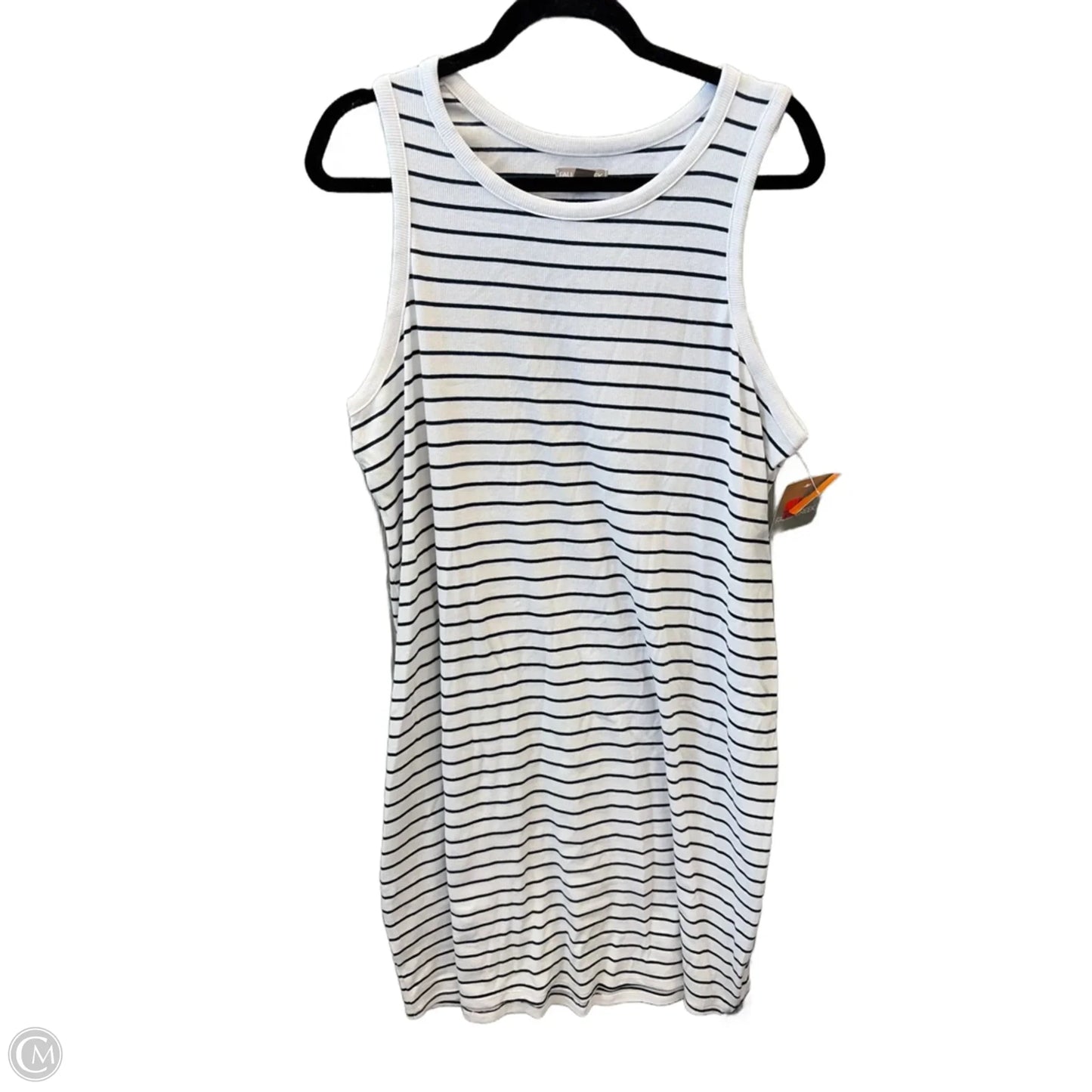 Dress Casual Midi By Falls Creek In Striped Pattern, Size: 1x