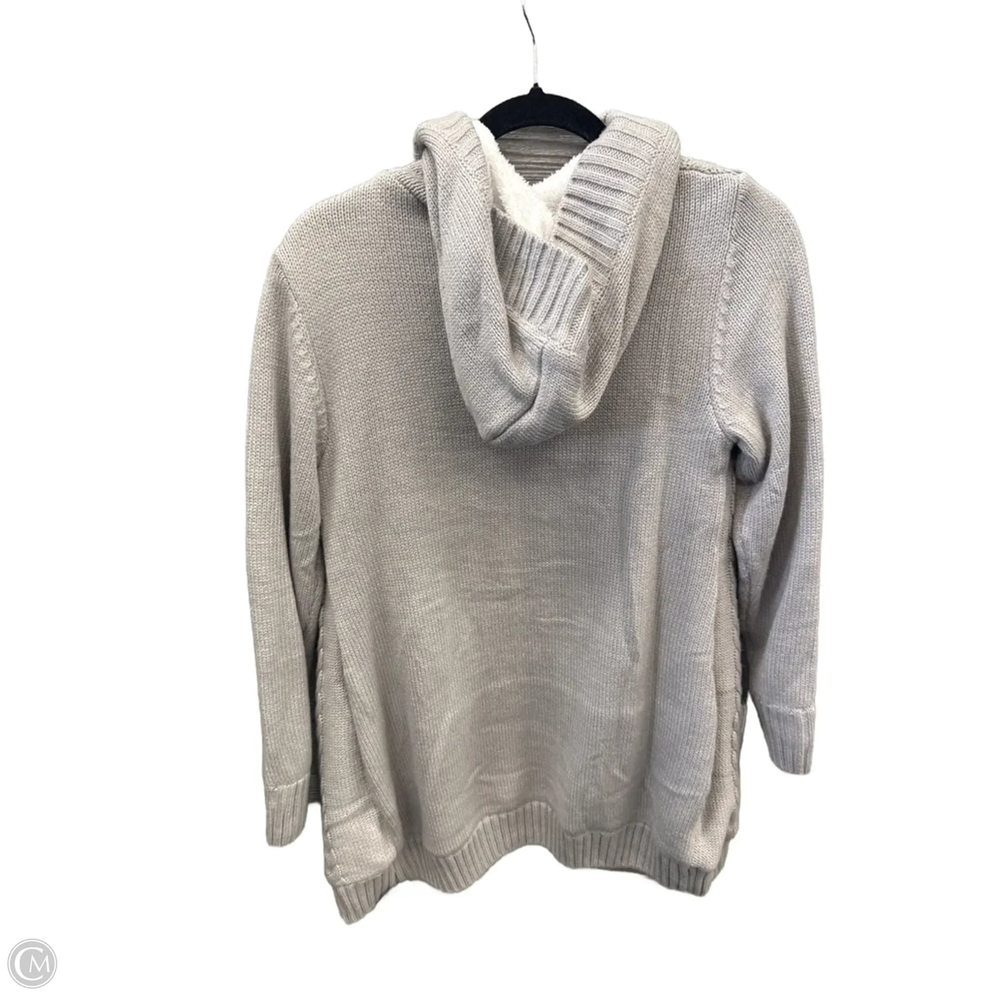Sweater Cardigan By Clothes Mentor In Grey, Size: S