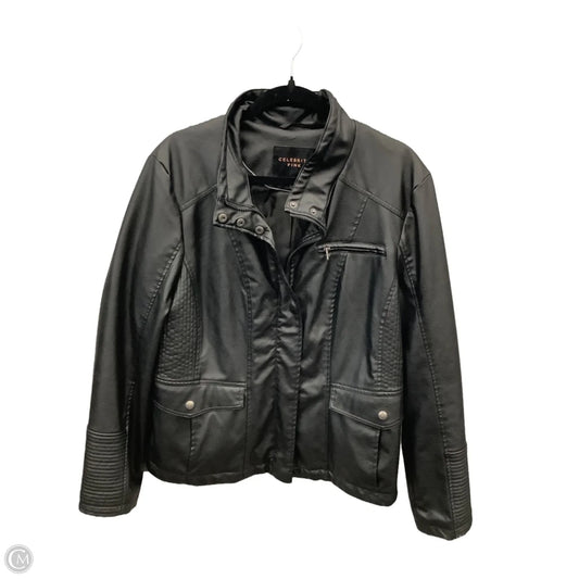 Jacket Other By Celebrity Pink In Black, Size: Xxl