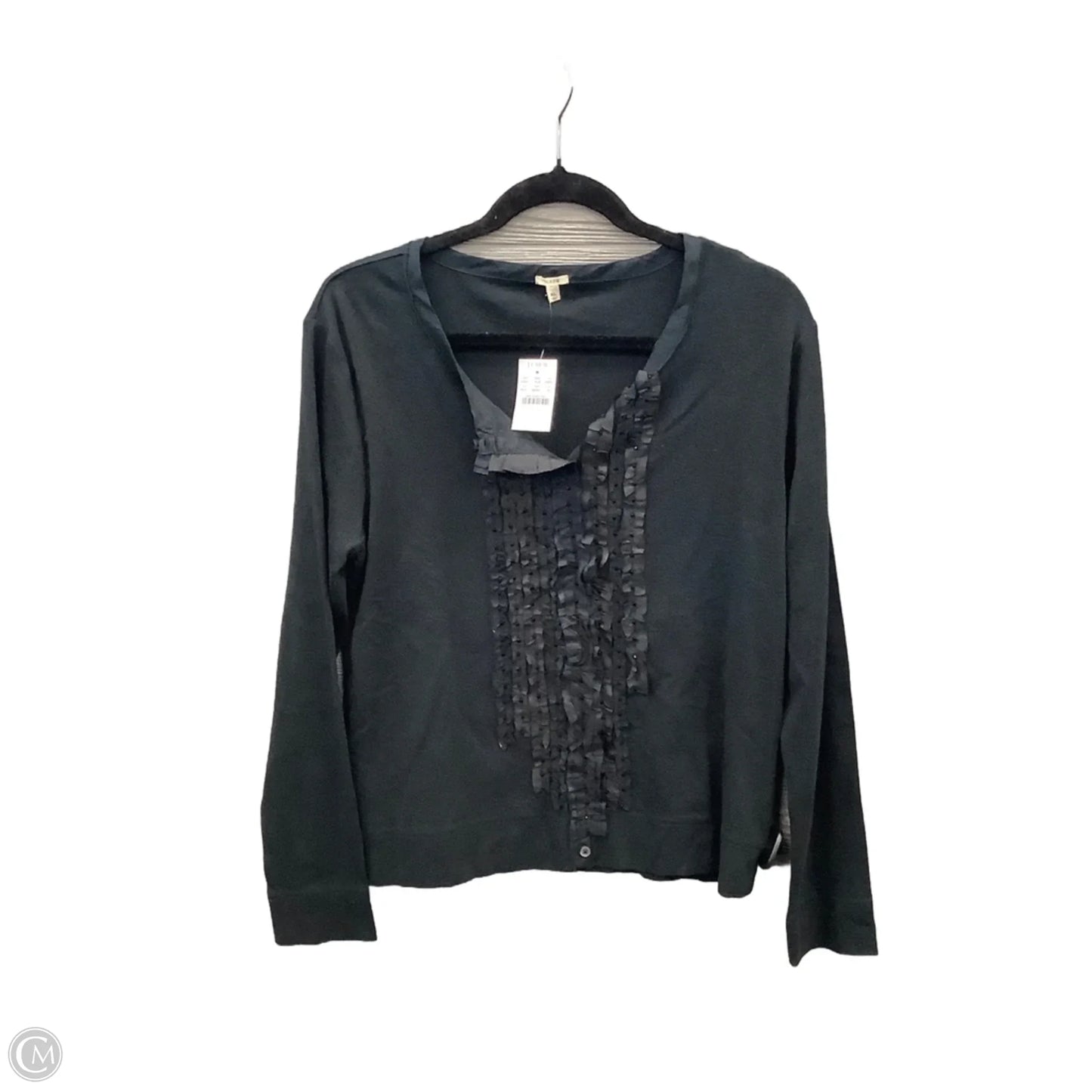 Top Long Sleeve By J. Crew In Black, Size: Xl