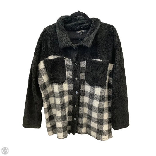 Jacket Shirt By Joseph A. In Black, Size: L