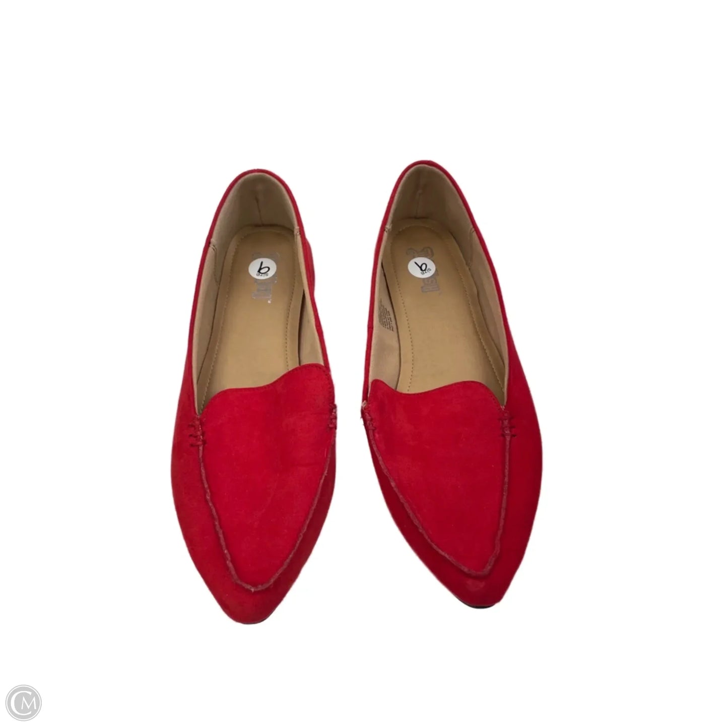 Shoes Flats By Brash In Red, Size: 9
