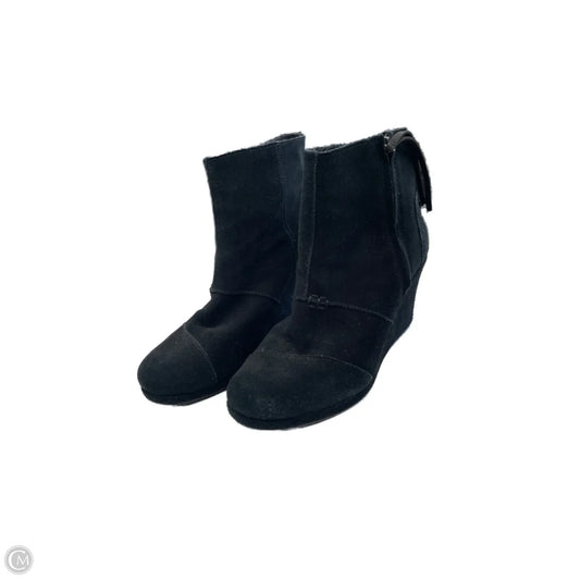 Boots Ankle Heels By Toms In Black, Size: 9