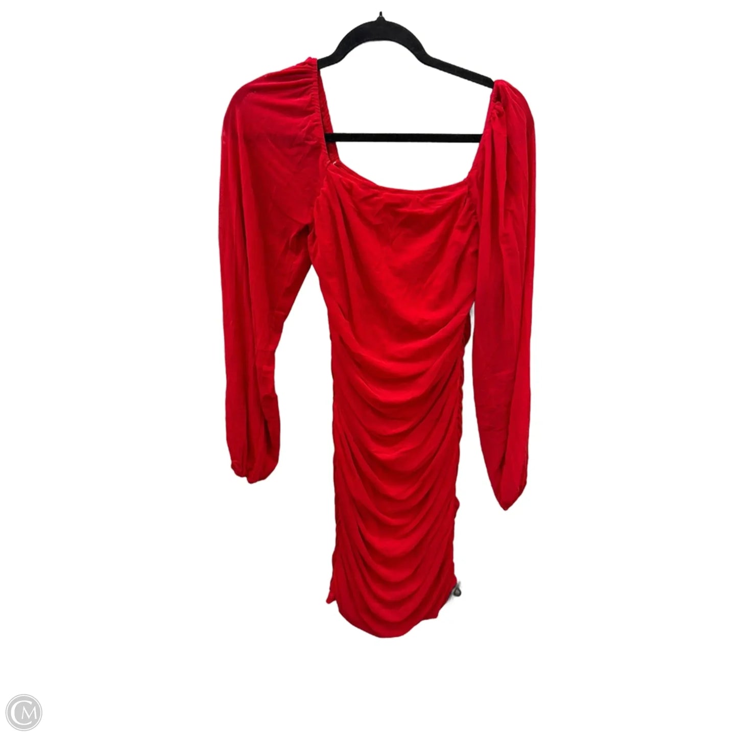 Dress Party Midi By Clothes Mentor In Red, Size: M