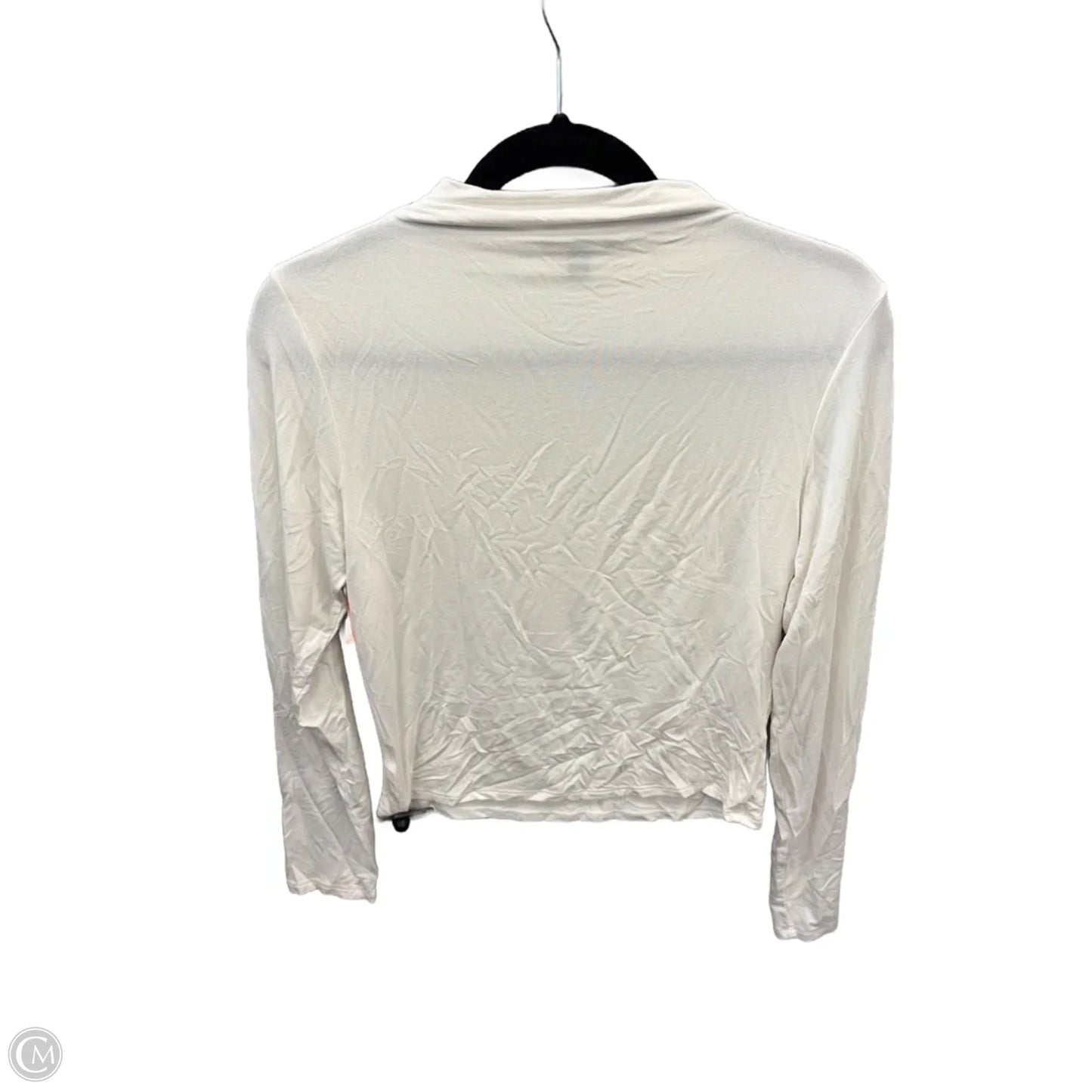 Top Long Sleeve Basic By Express In White, Size: M