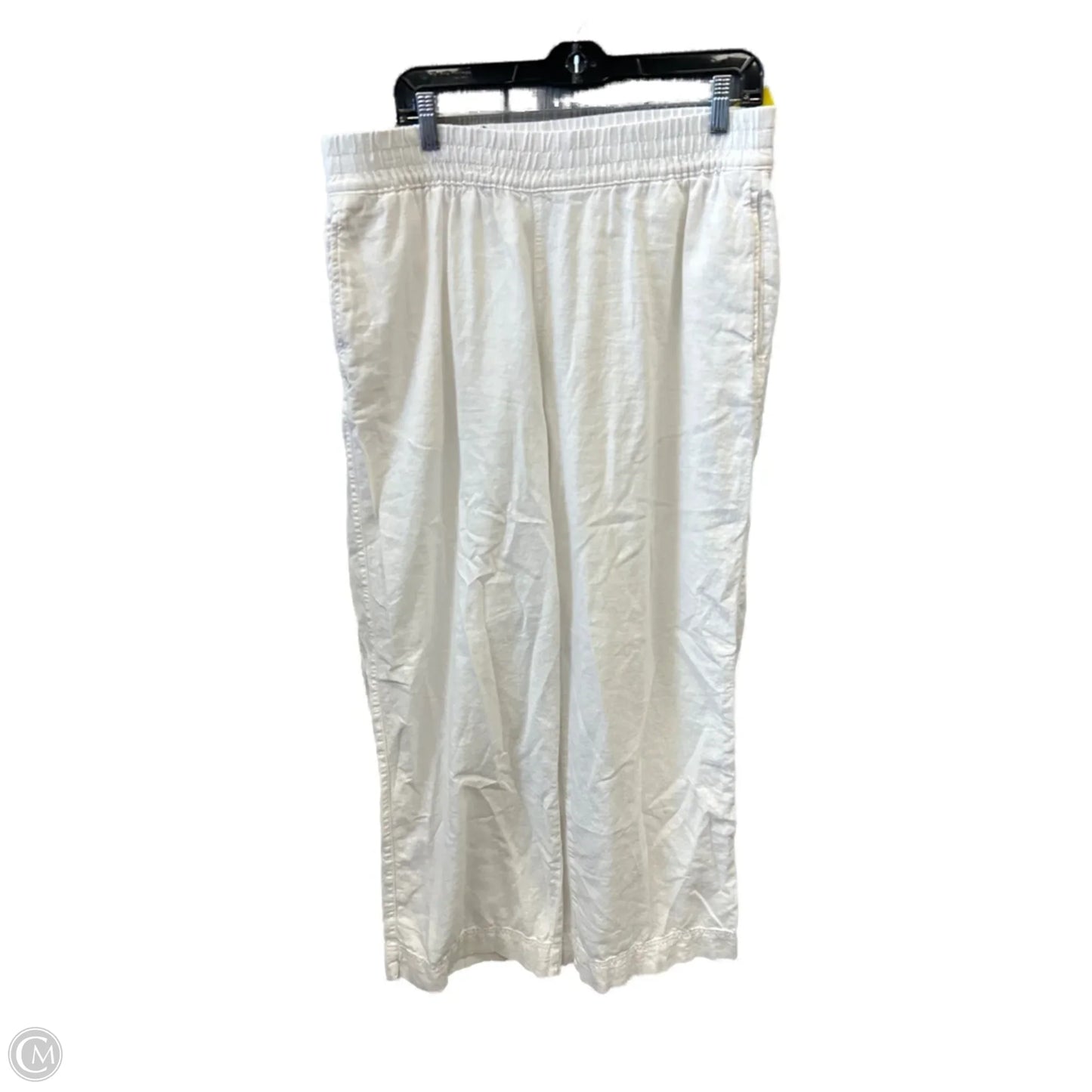 Pants Wide Leg By Old Navy In White, Size: L