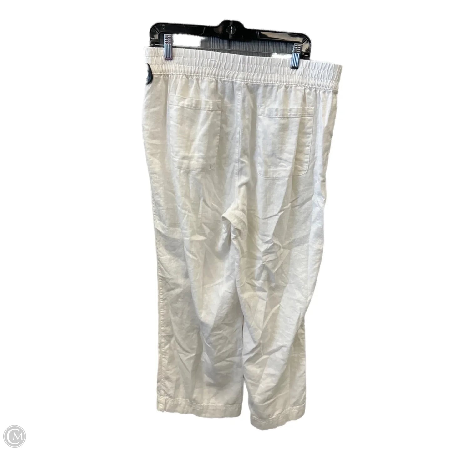 Pants Wide Leg By Old Navy In White, Size: L