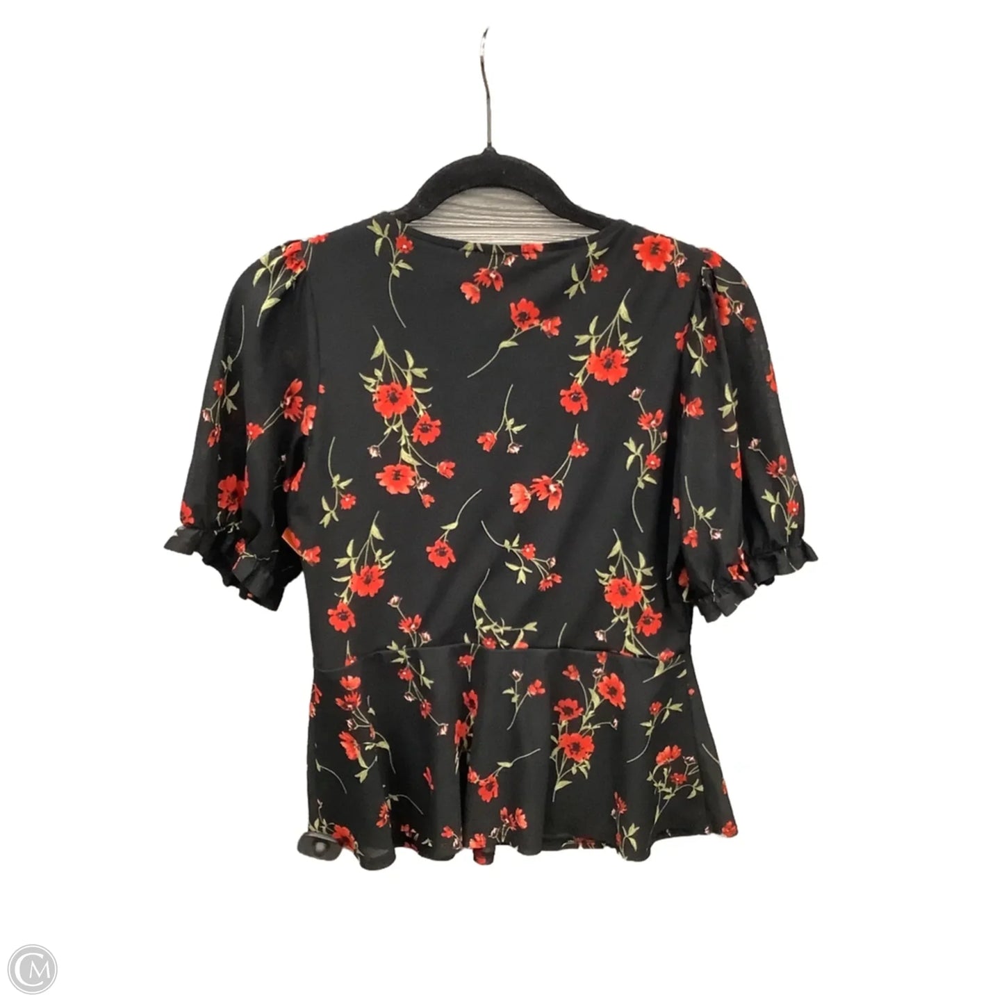 Top Short Sleeve By Ember In Black, Size: M