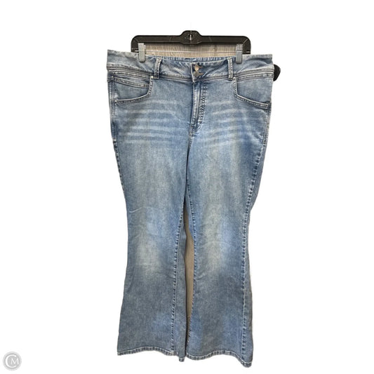 Jeans Straight By Maurices In Blue Denim, Size: 18
