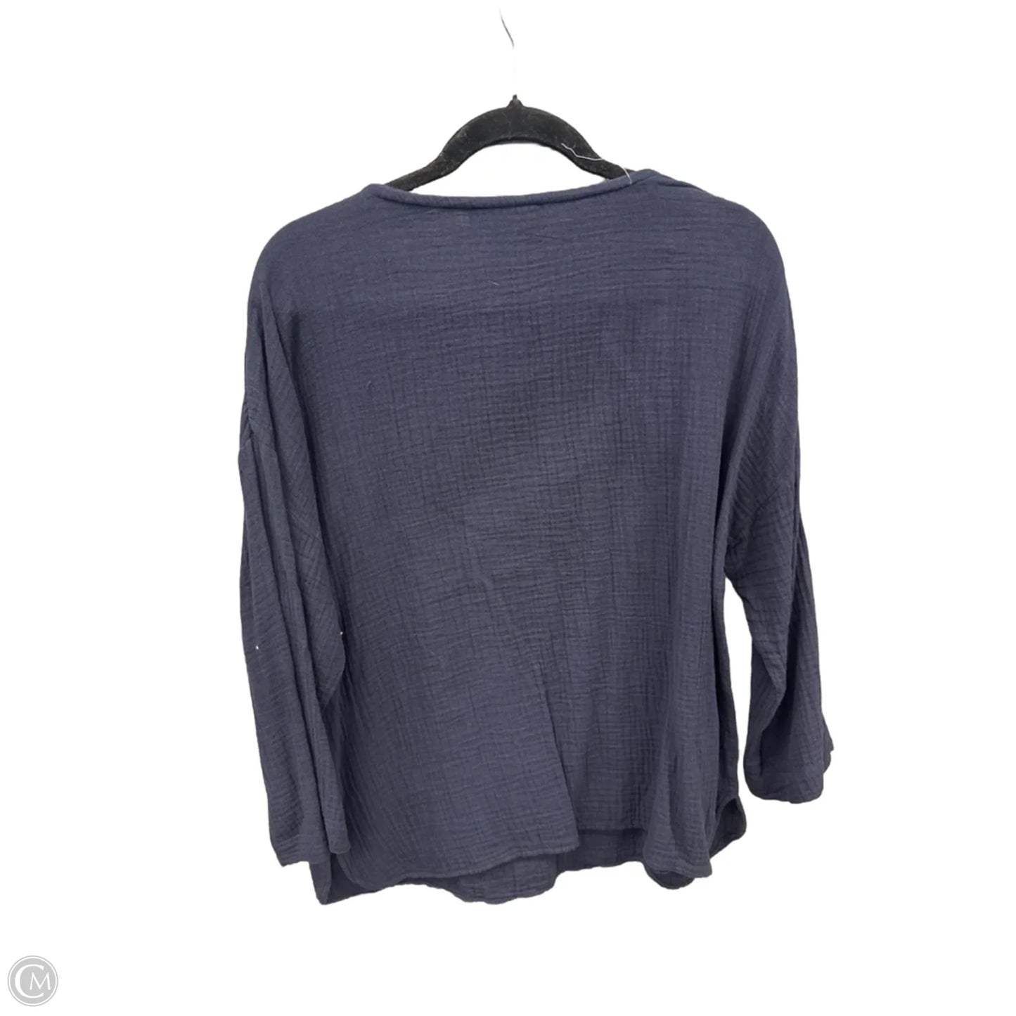Top Long Sleeve By Jones New York In Blue, Size: M