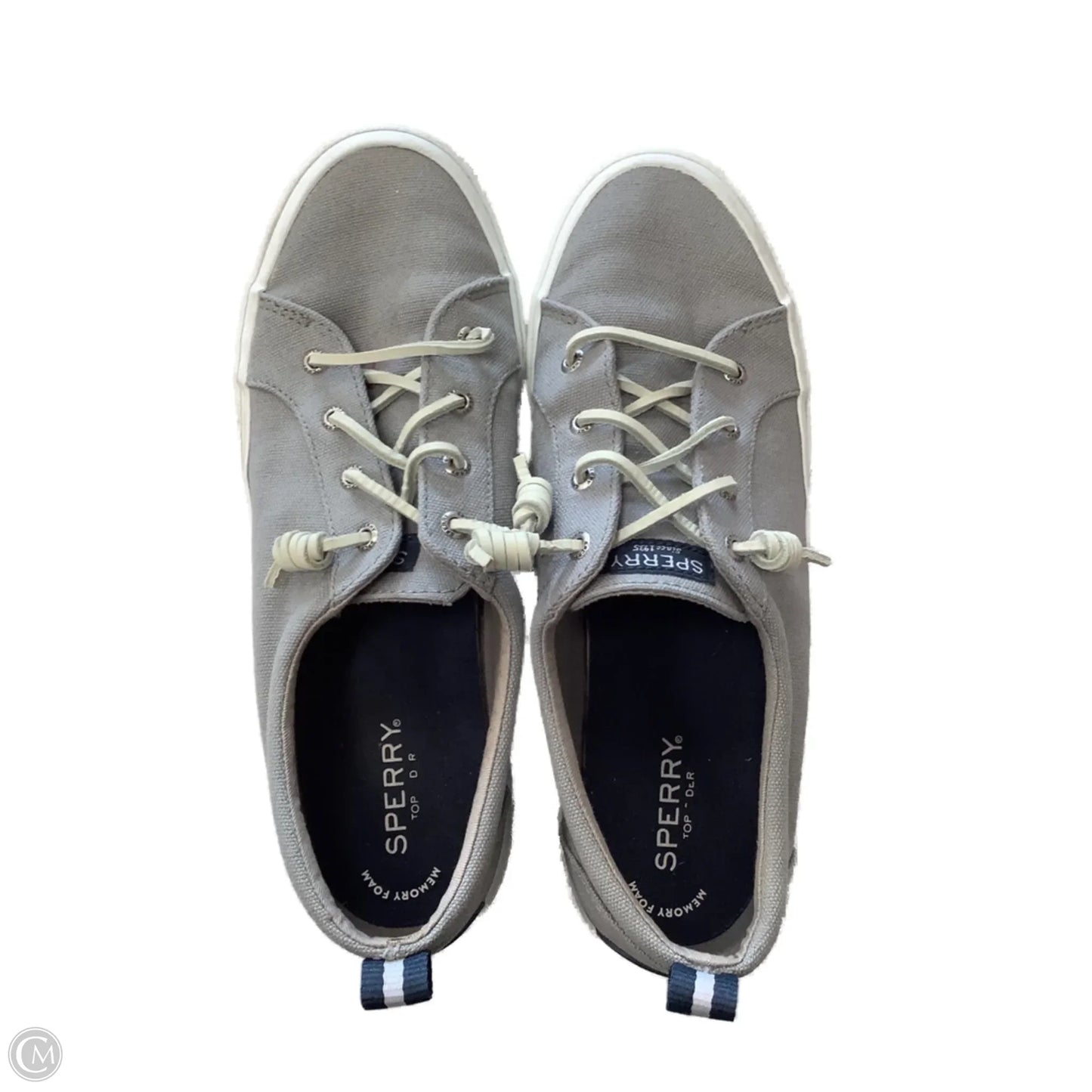 Shoes Sneakers By Sperry In Grey, Size: 10
