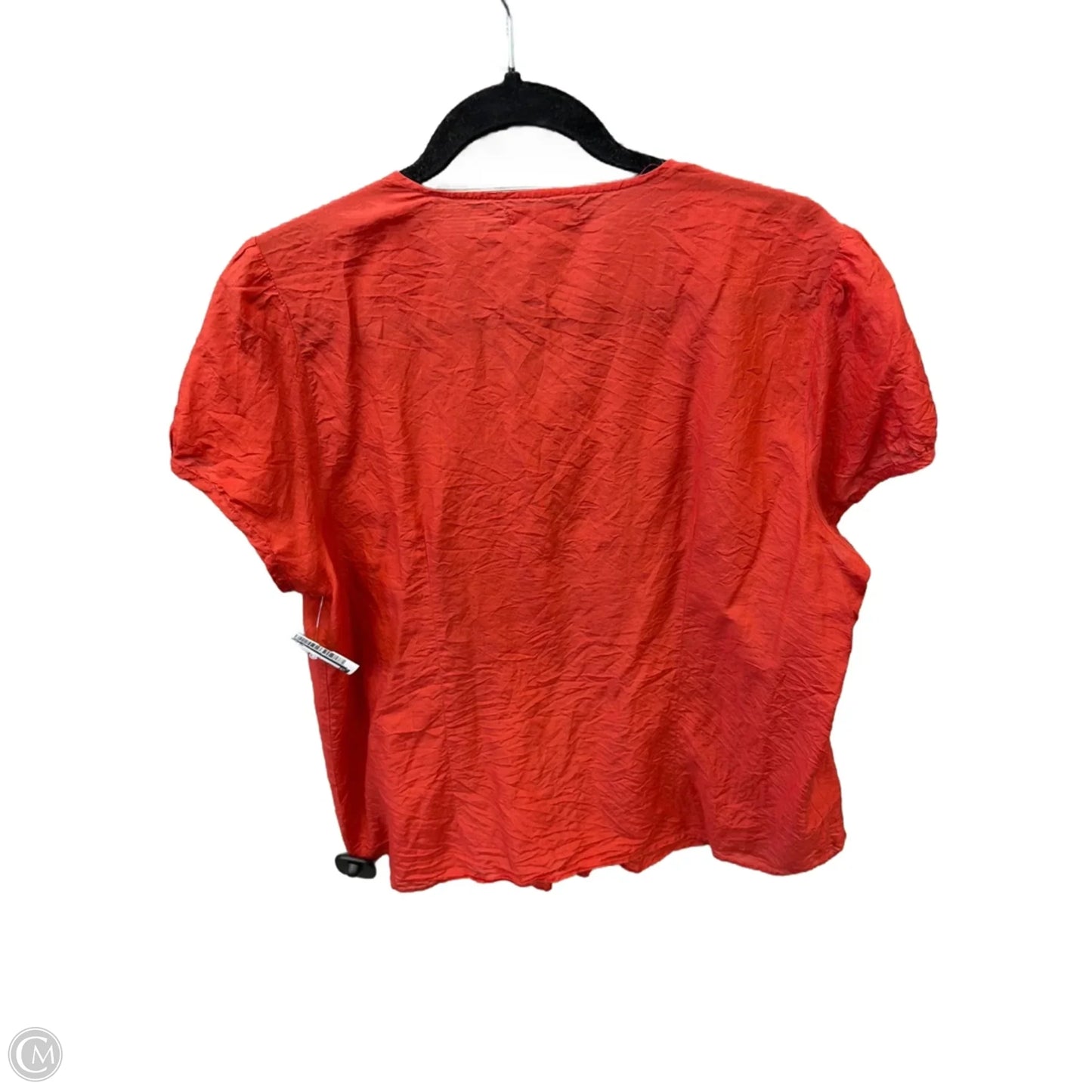 Top Short Sleeve By Apt 9 In Red, Size: Xl