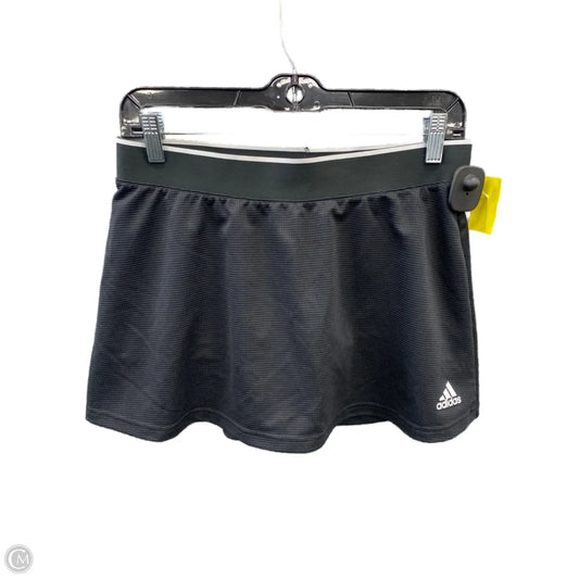 Athletic Skirt By Adidas In Black, Size: M