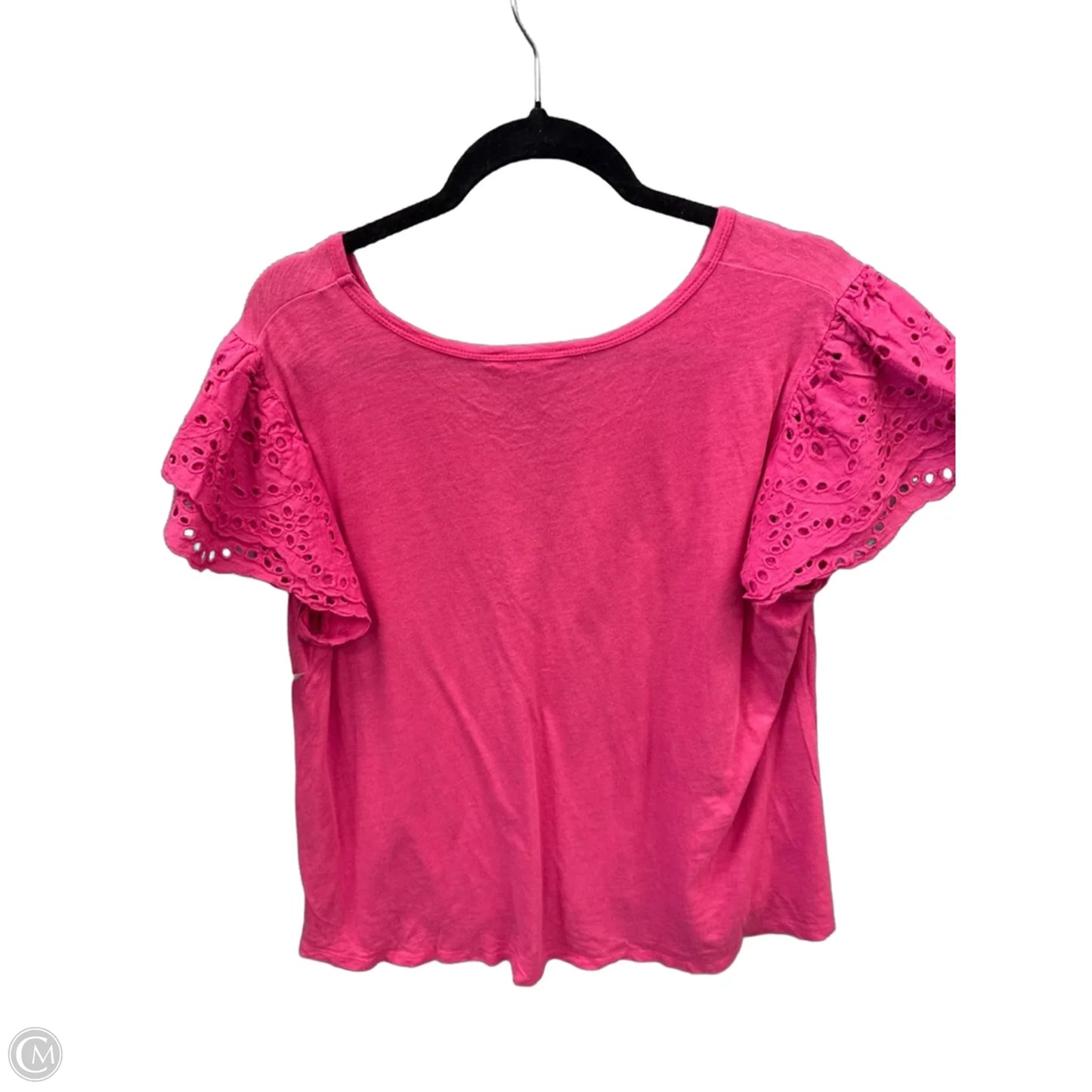 Top Short Sleeve By Terra & Sky In Pink, Size: 1x