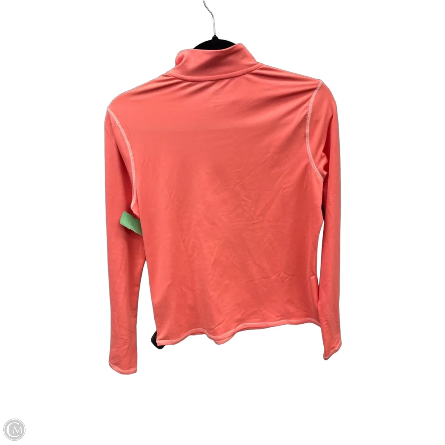 Athletic Top Long Sleeve Collar By Soybu In Coral, Size: S