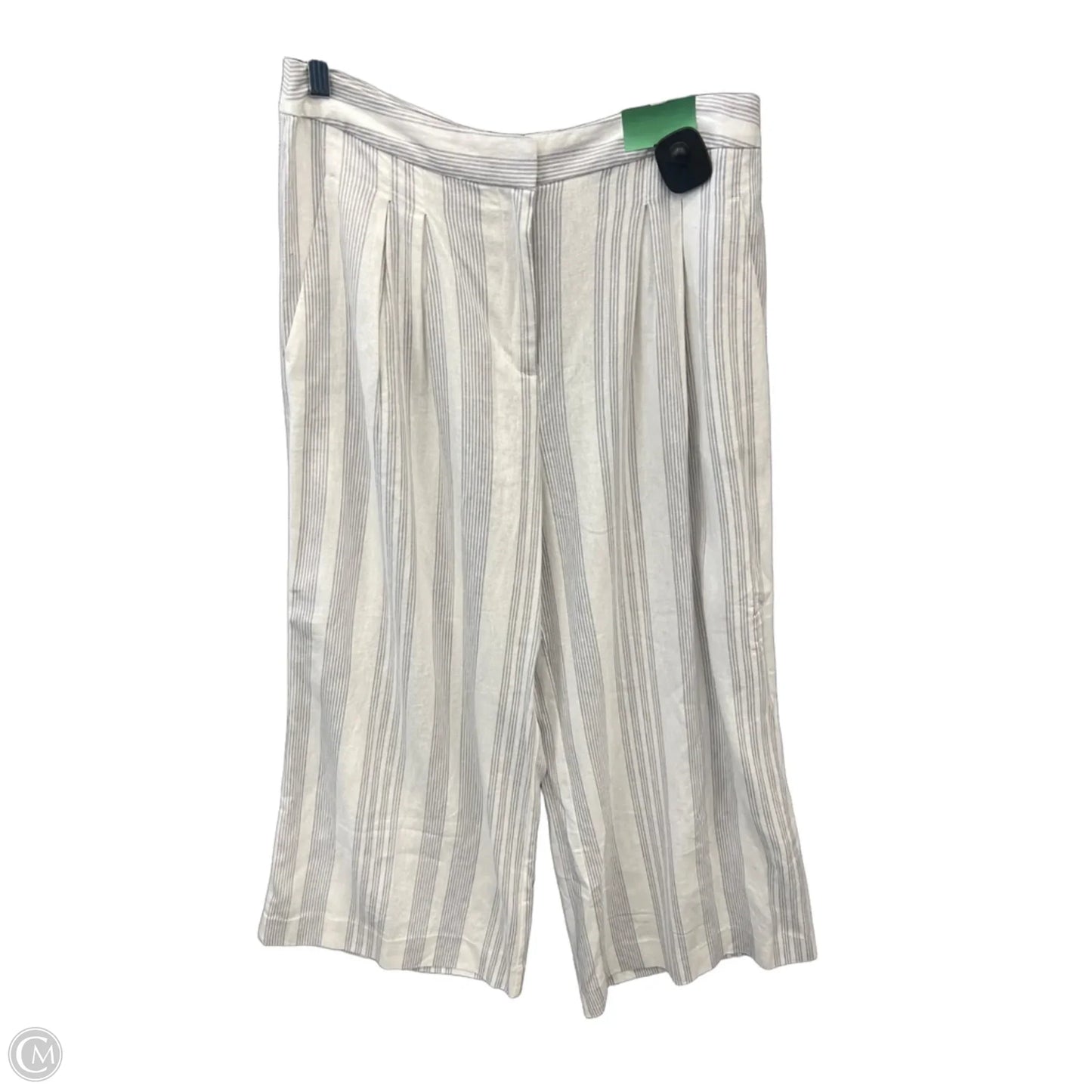 Pants Wide Leg By Worthington In Striped Pattern, Size: 10
