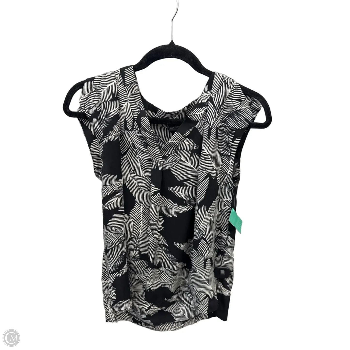 Blouse Sleeveless By Worthington In Black, Size: S