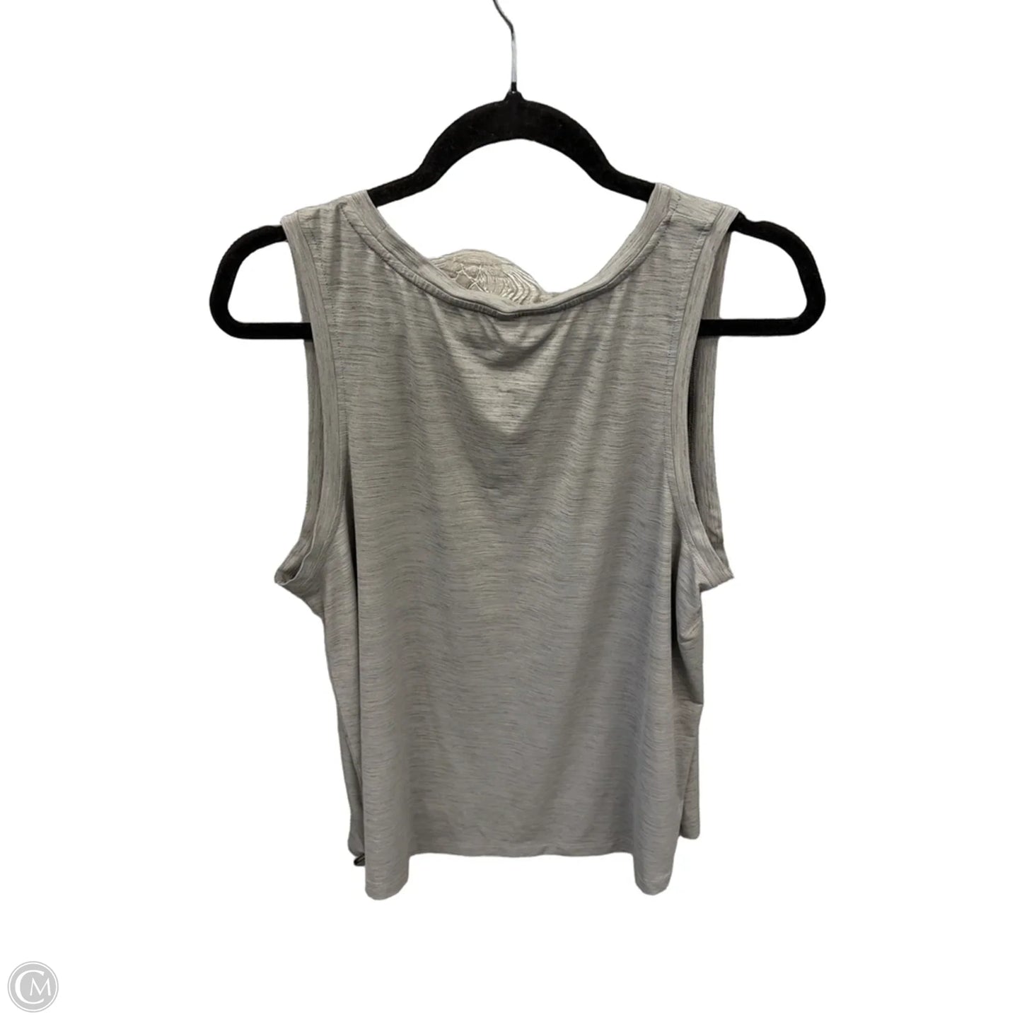 Athletic Tank Top By Mta Sport In Grey, Size: 1x