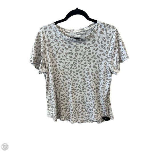 Top Short Sleeve By Old Navy In Grey, Size: L