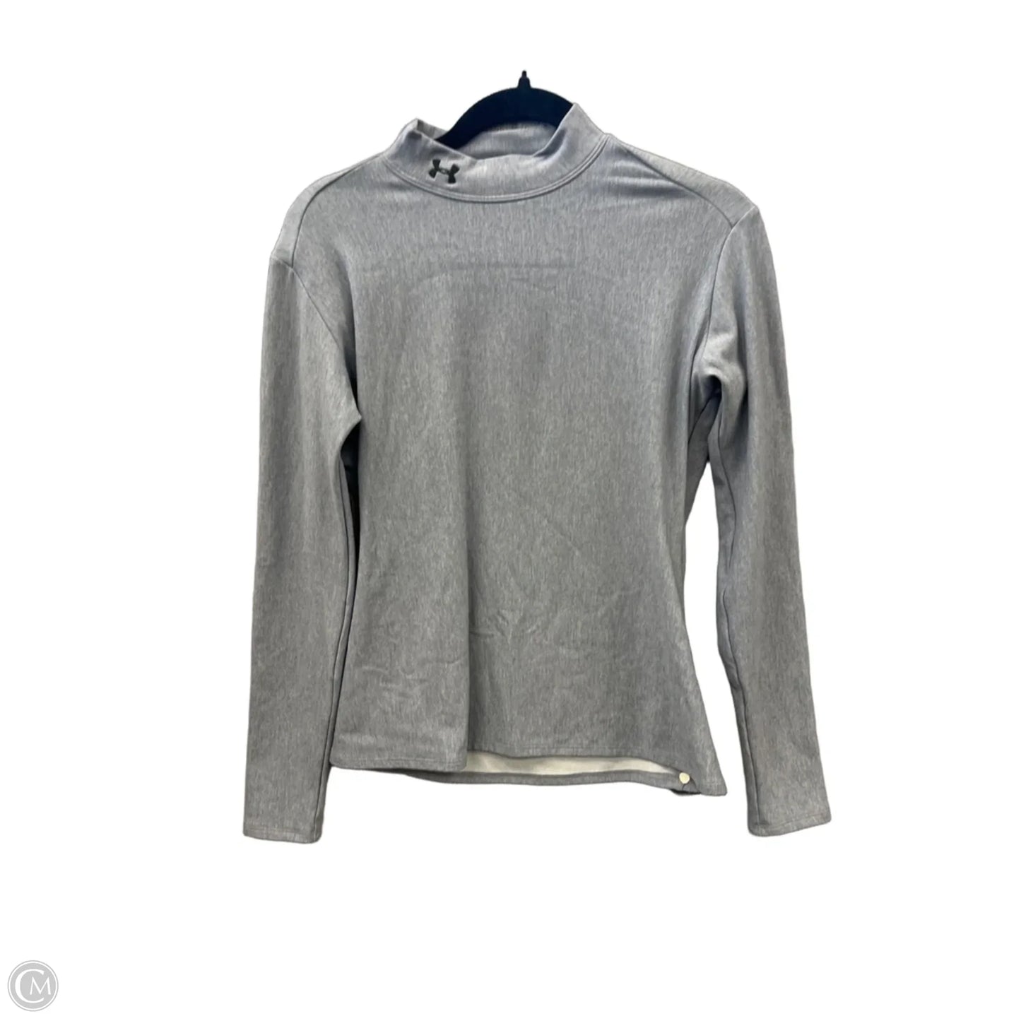 Athletic Top Long Sleeve Crewneck By Under Armour In Blue, Size: Xl