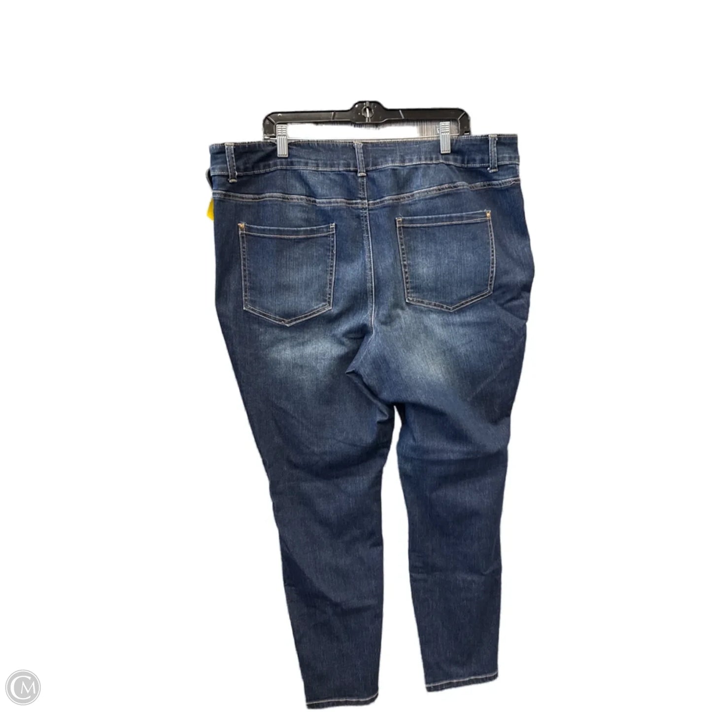 Jeans Skinny By Maurices In Blue Denim, Size: 22