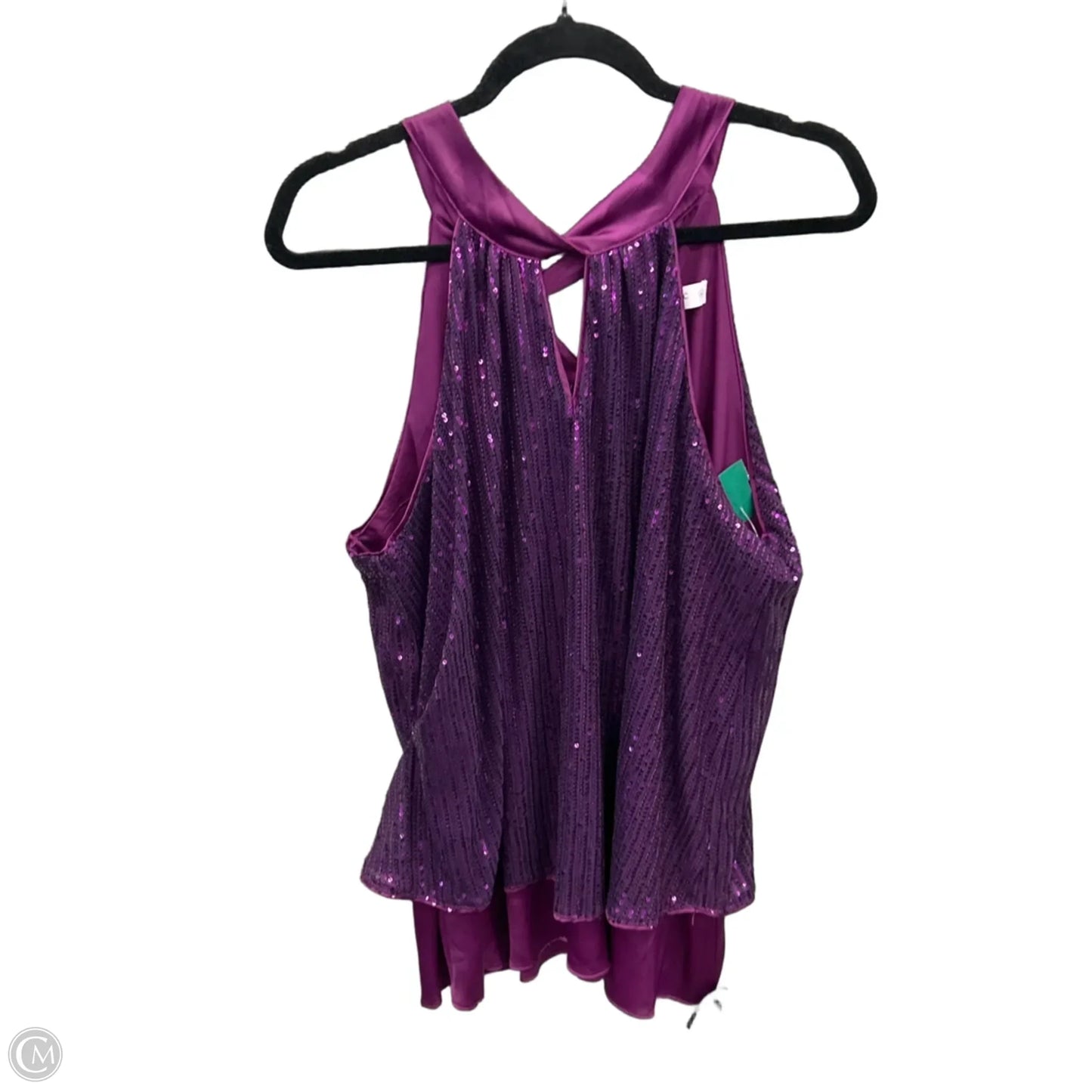 Top Sleeveless By Clothes Mentor In Purple, Size: Xl