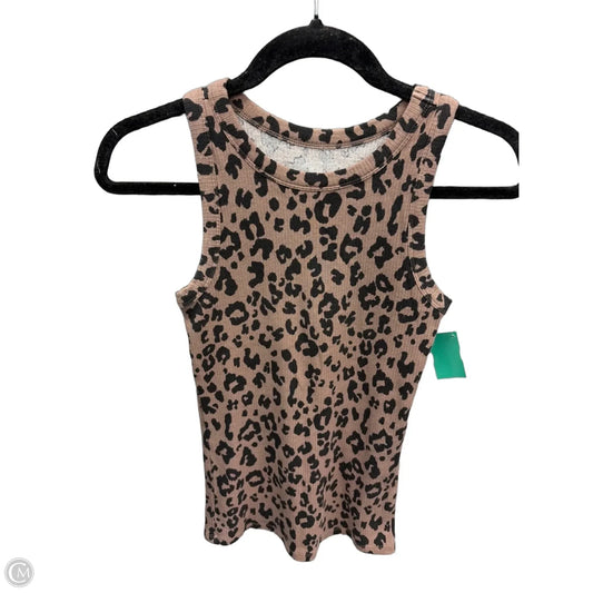 Top Sleeveless By Maurices In Animal Print, Size: S
