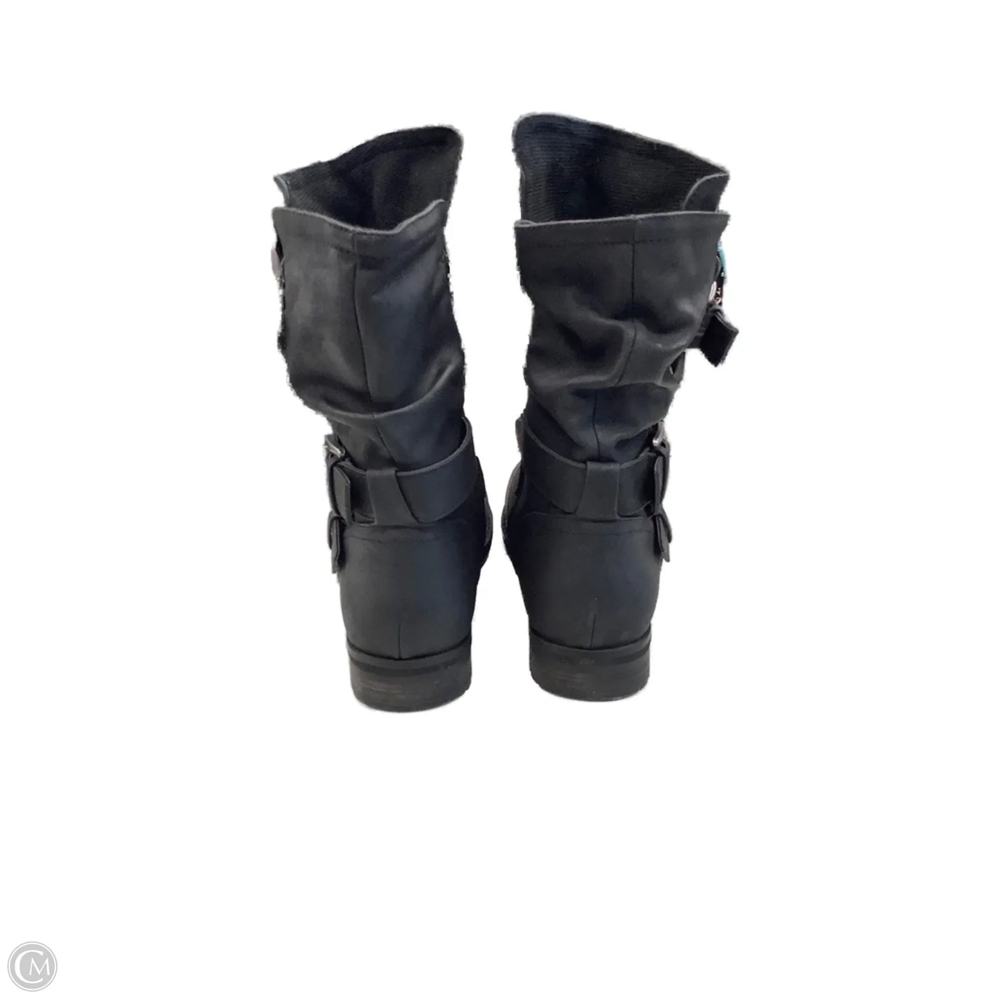 Boots Mid-calf Flats By Lane Bryant In Black, Size: 9