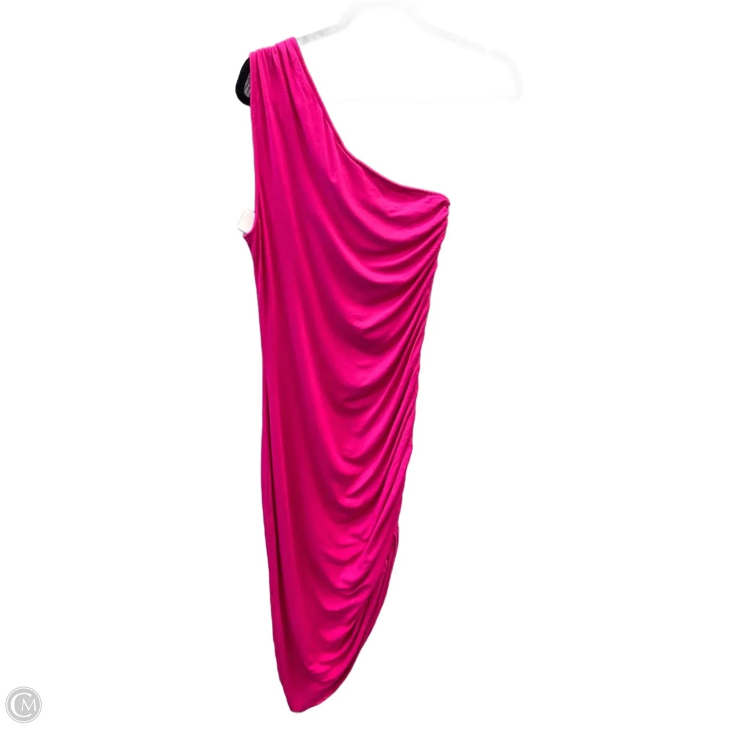 Dress Casual Midi By A New Day In Pink, Size: M