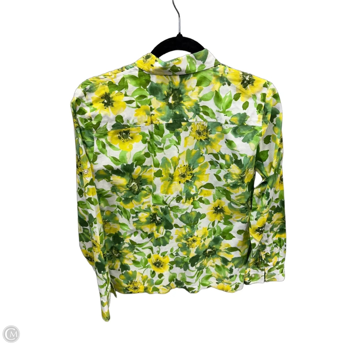 Top Long Sleeve By Jones New York In Green, Size: S