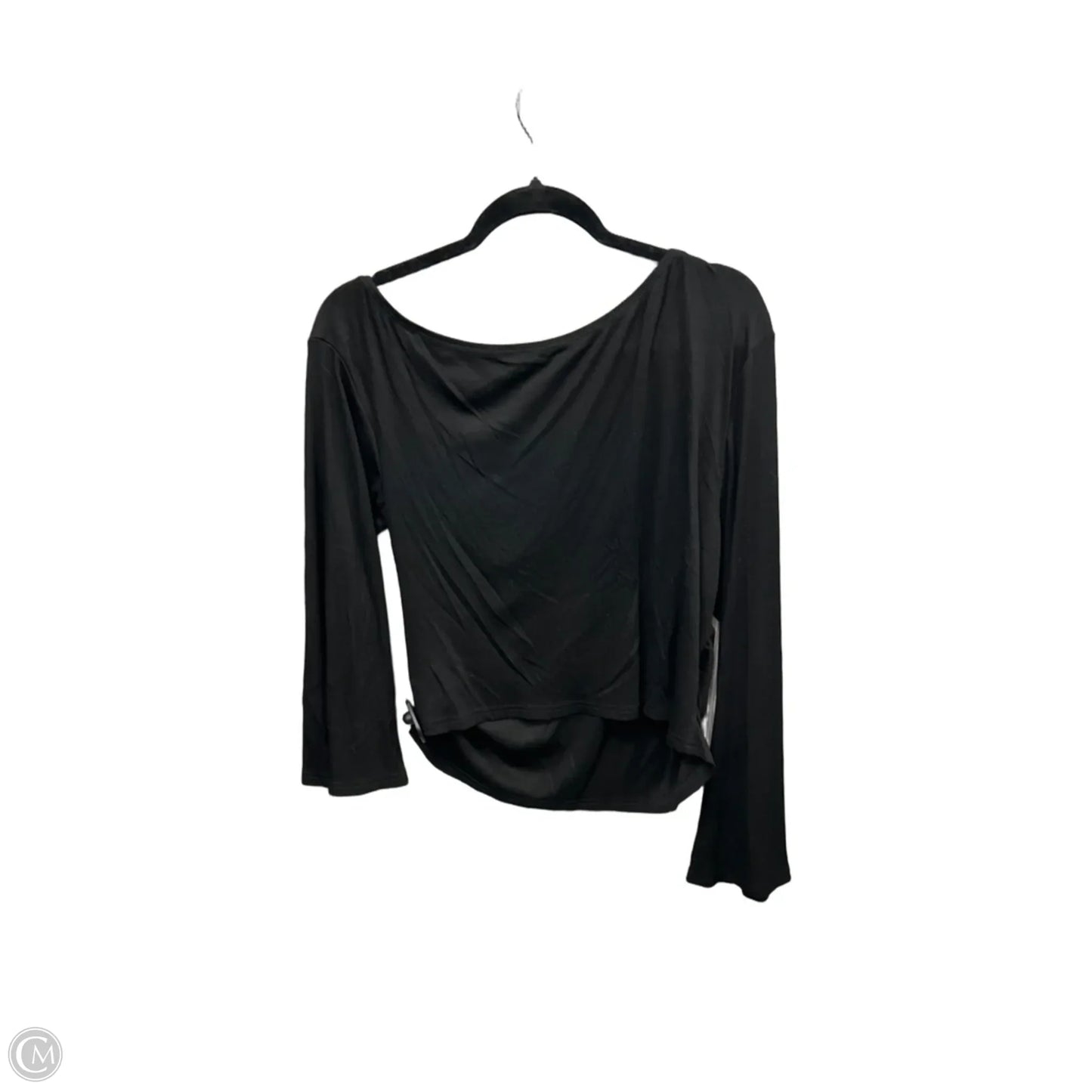 Top Long Sleeve By Cider In Black, Size: 2x